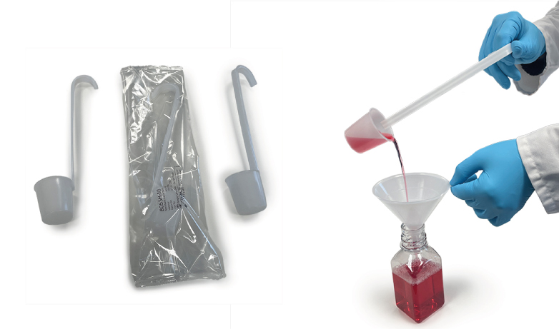 Double Bagged Ladle - HDPE - Box/25 - Sterile