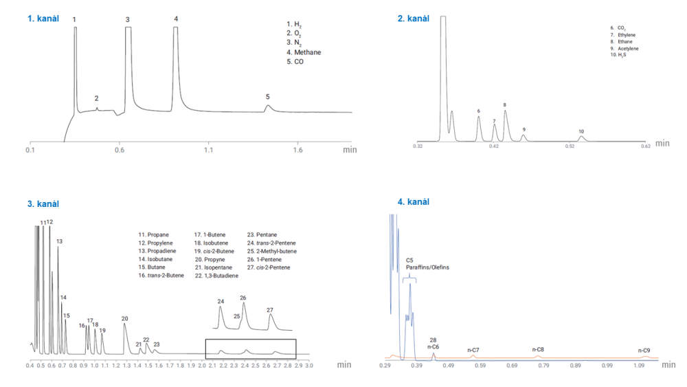 RGA analyzátor – Micro GC Agilent 990
