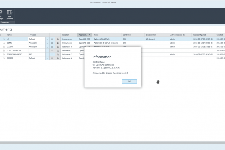 OpenLab CDS 2.x Control Panel 