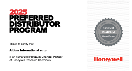 Platinový partner Honeywell Research Chemicals