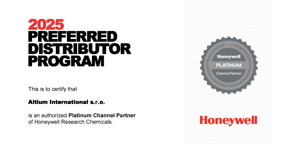 Platinový partner Honeywell Research Chemicals